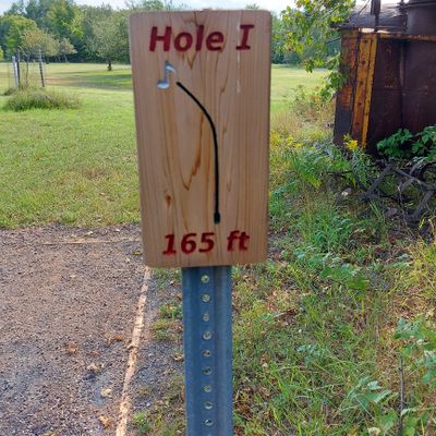 Hole sign (I) #9.☘🍀👍🍁