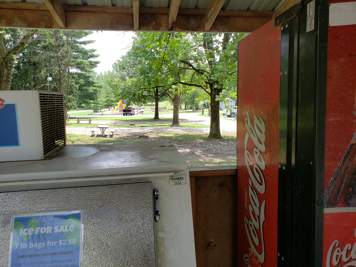 Vending area by #6 playground area.