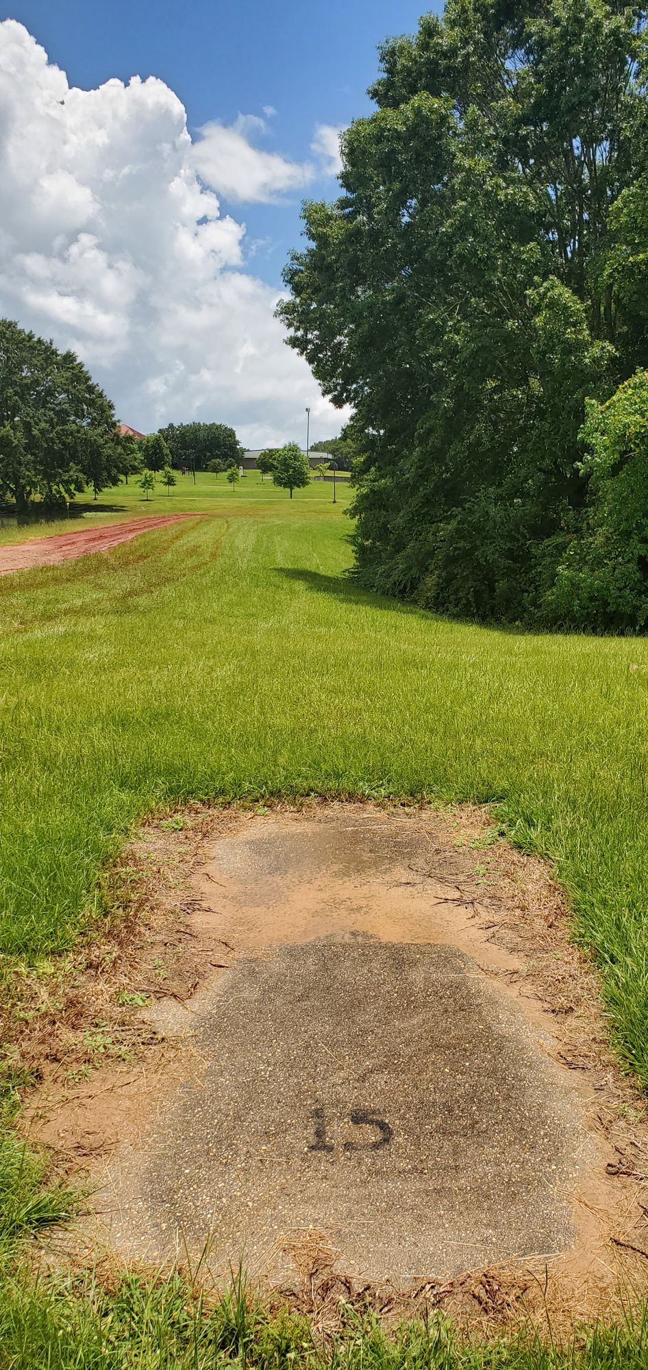 Tee #15, no sign