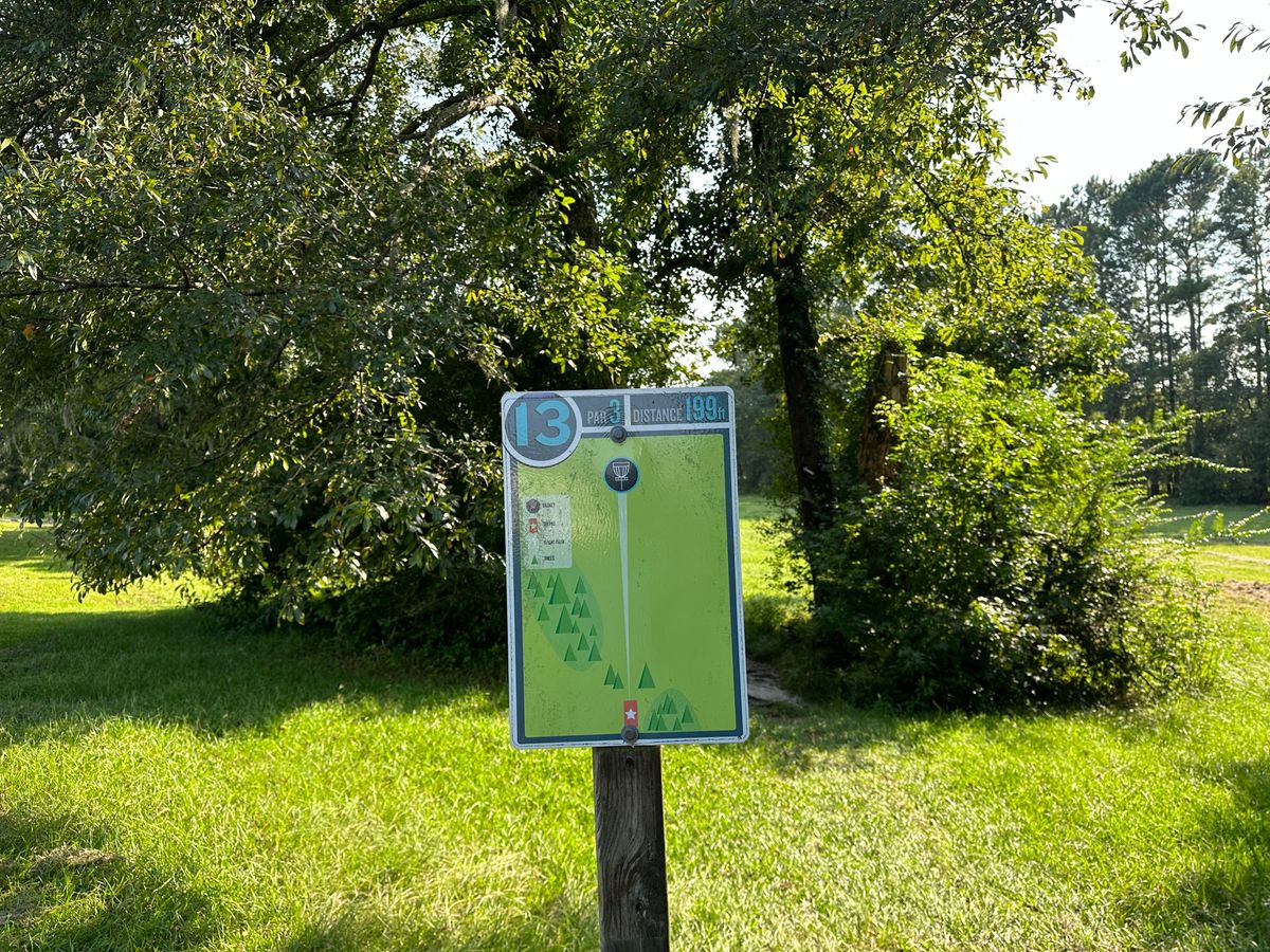 Hole 13 Sign