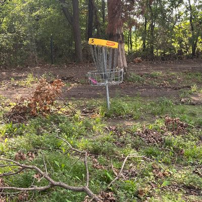 Hole 5 damaged SEP 2025 - still playable