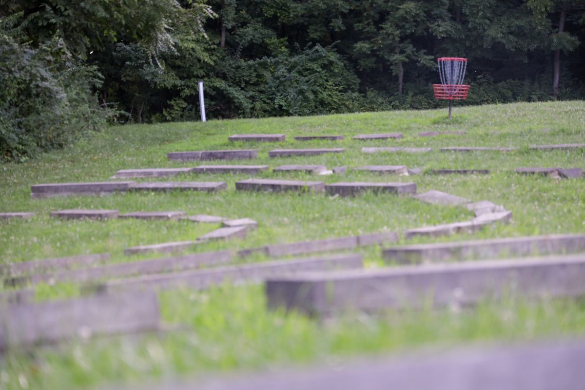 Hole 18 - from near side of amphitheater (OB)