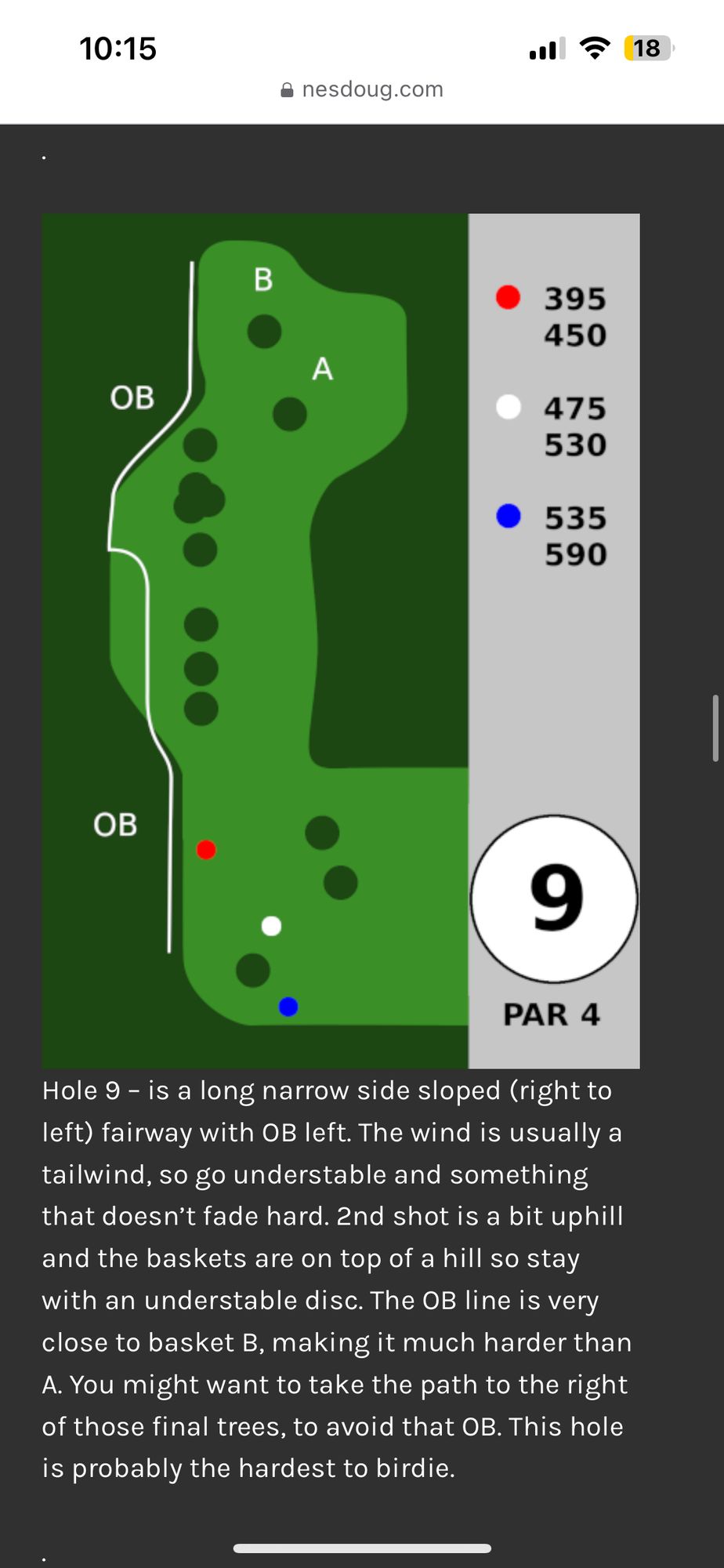 Created by Doug Fraker
https://nesdoug.com/2024/04/12/monroeville-disc-golf-course/