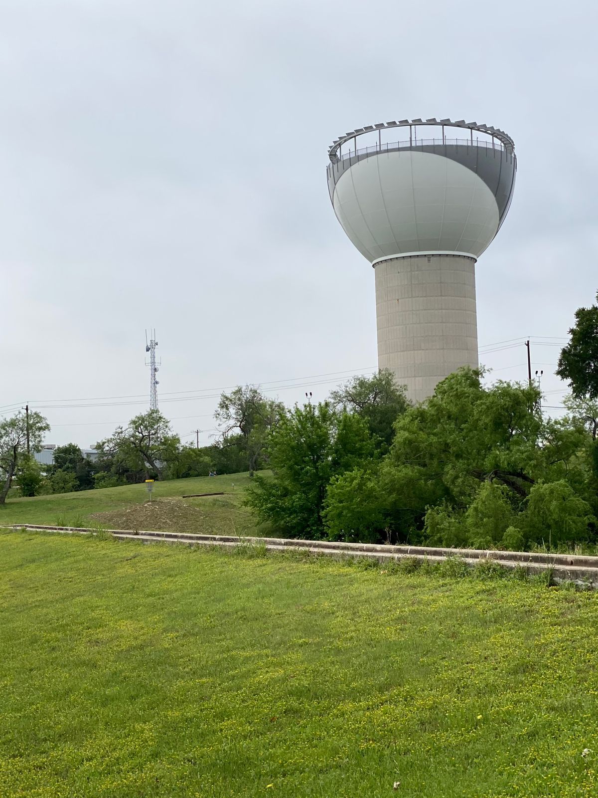 The iconic water tower judges all shots