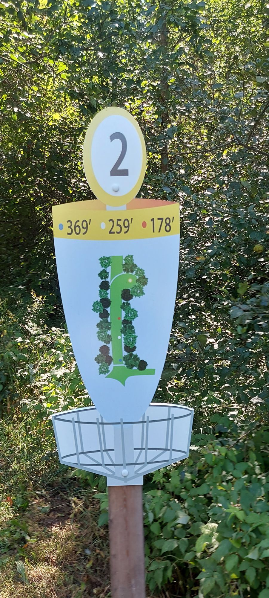 Hole sign #2.☘🌳☘🌳