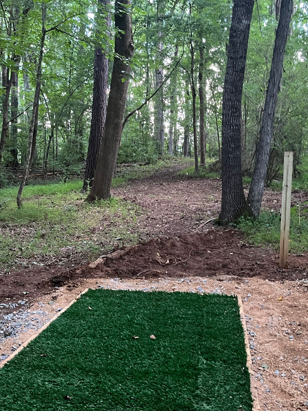 Teepad on Hole 5