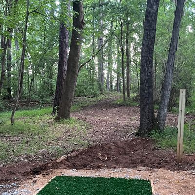 Teepad on Hole 5