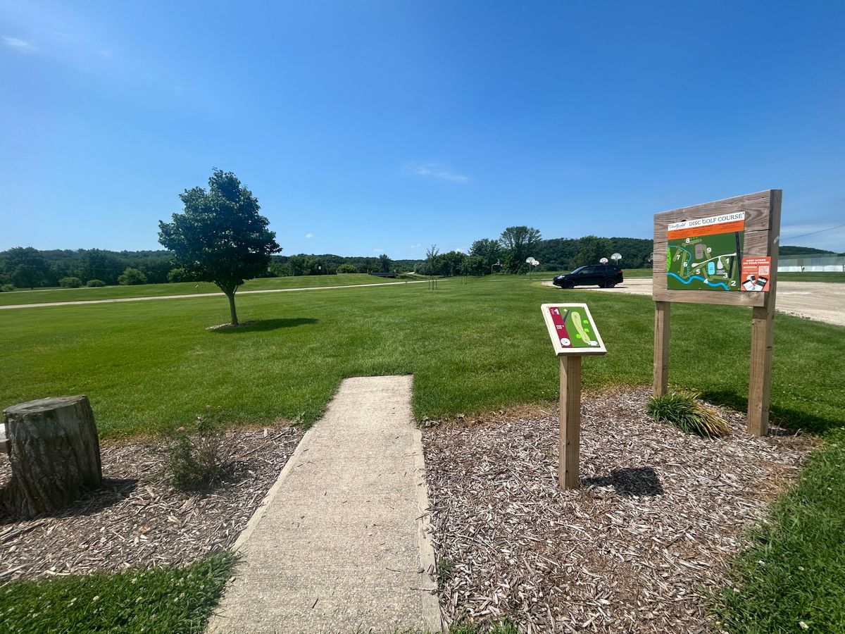 Hole 1 tee area