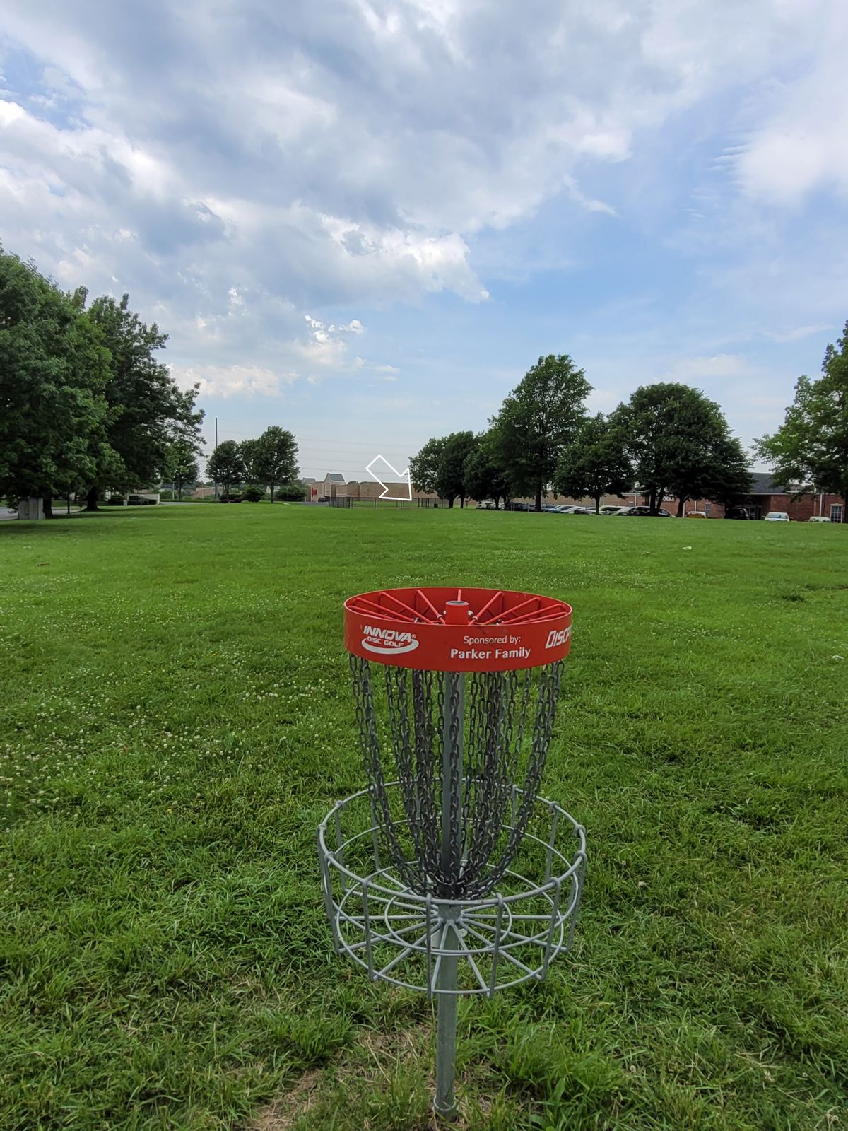 Hole 3 main basket to tee