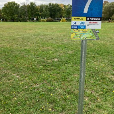 Départ #7, panier en ligne droite