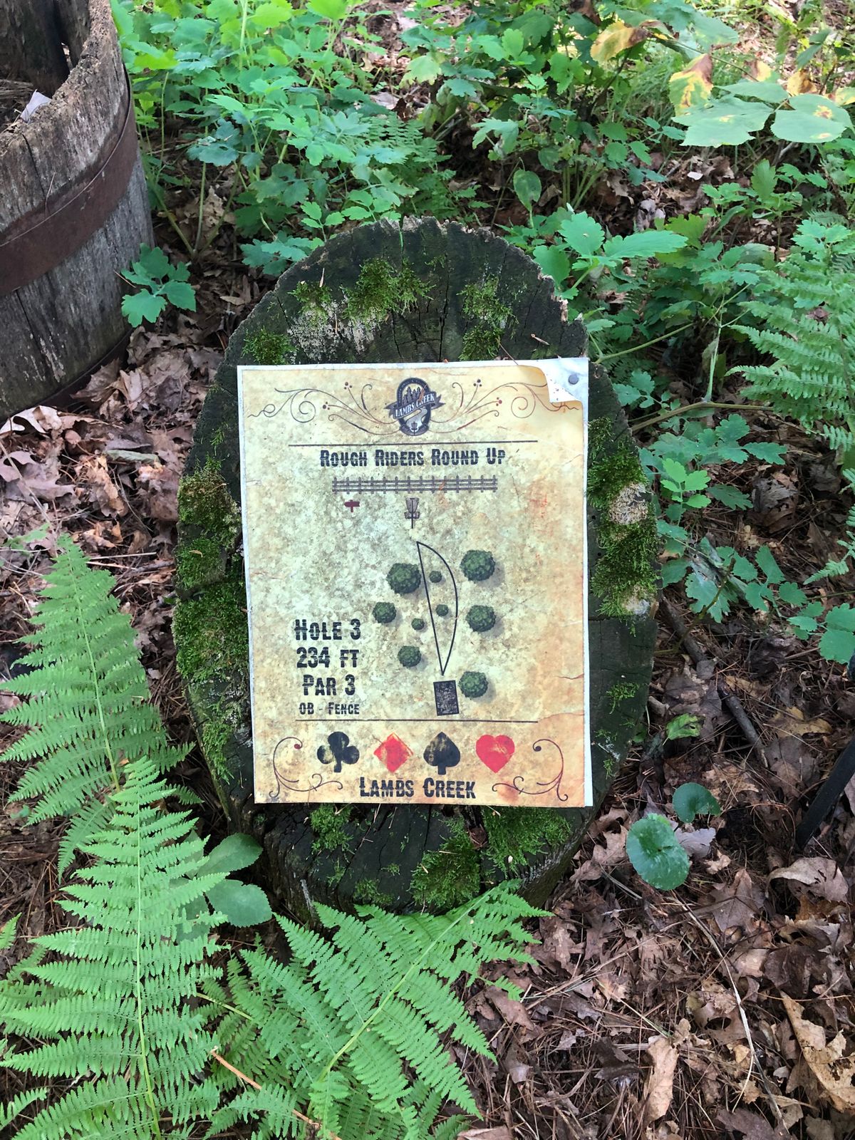 Hole 3 Sign