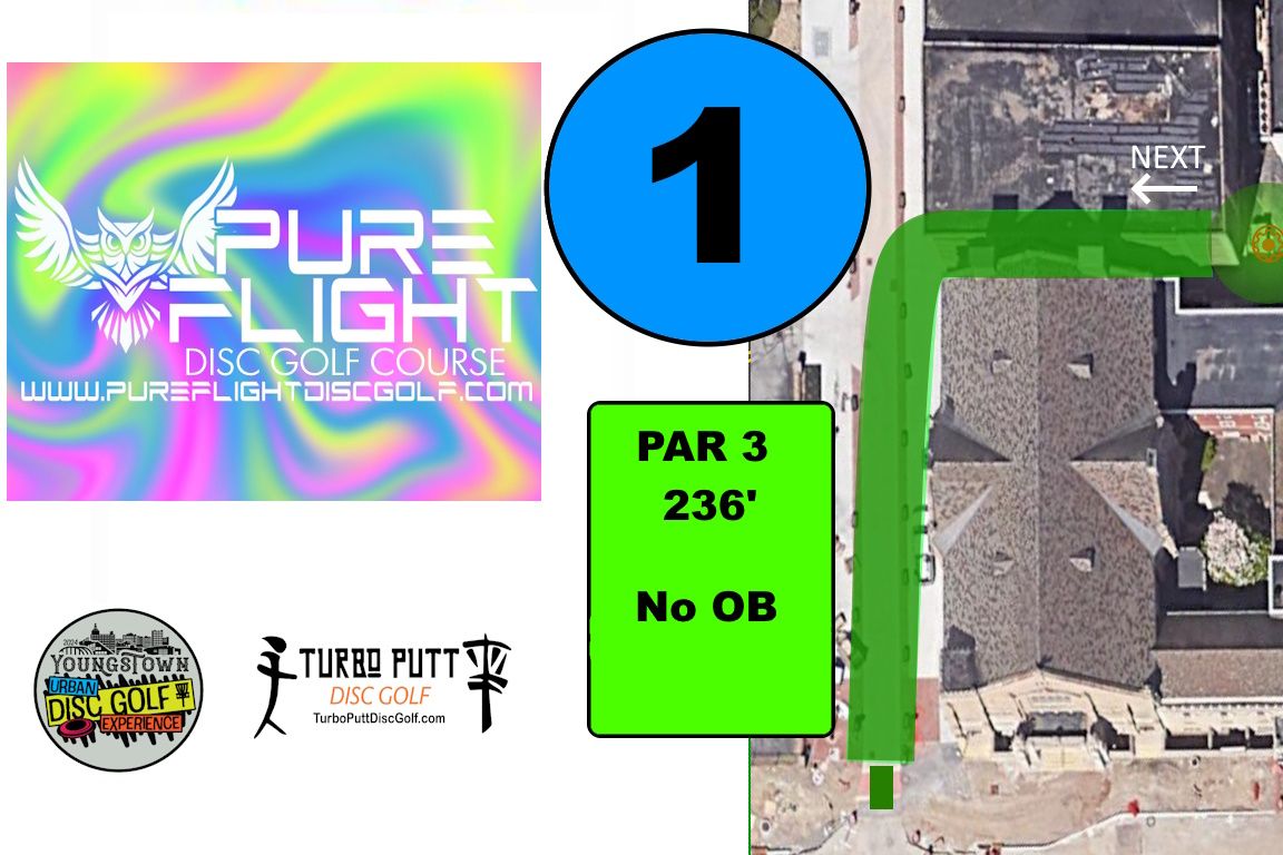 Downtown Youngstown - Pure Flight Course