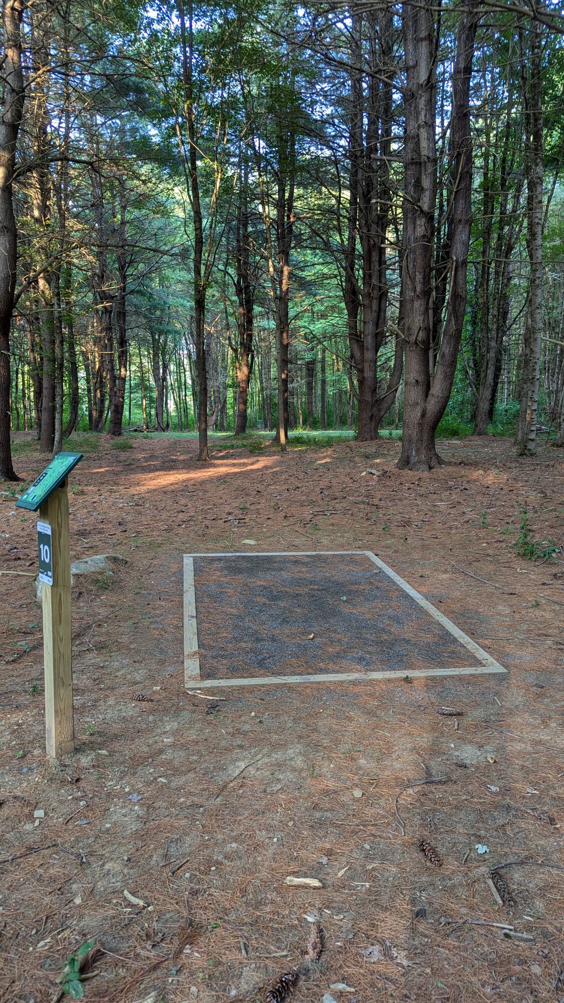 Hole 10 tee, 240' to pin