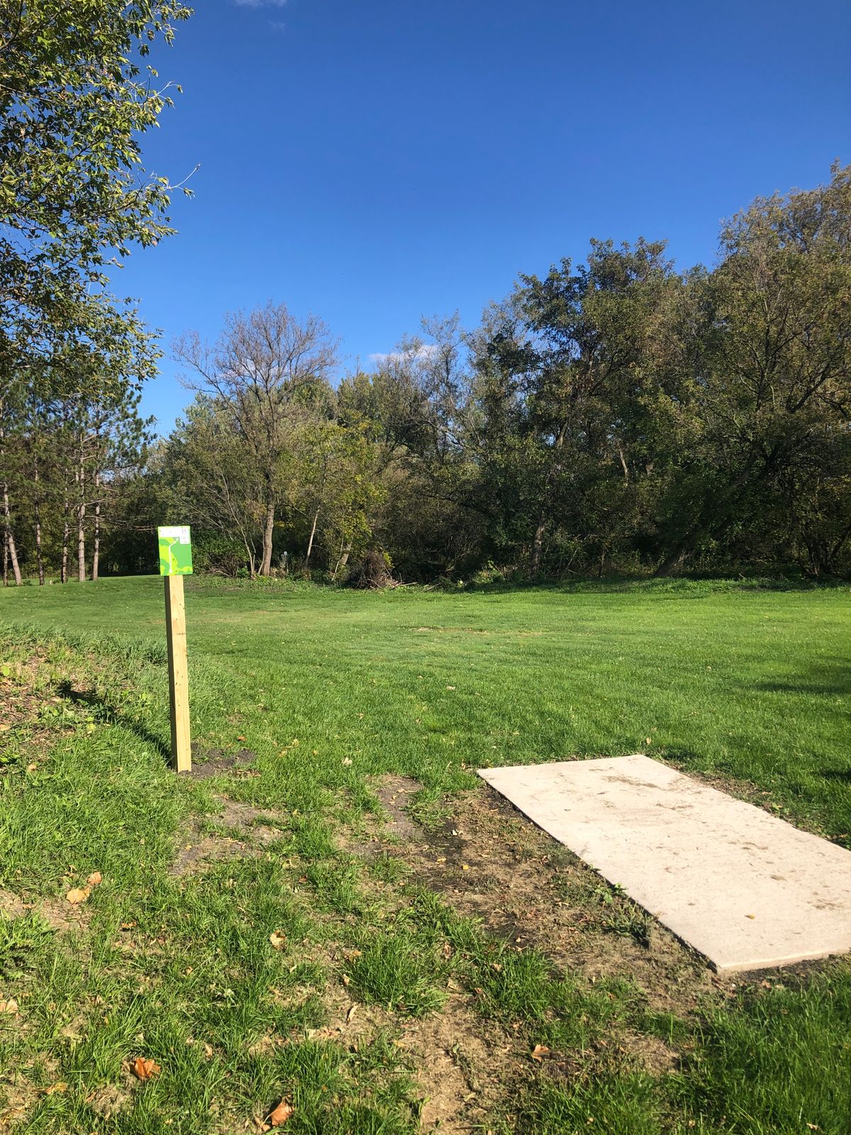 Tee pad hole 11