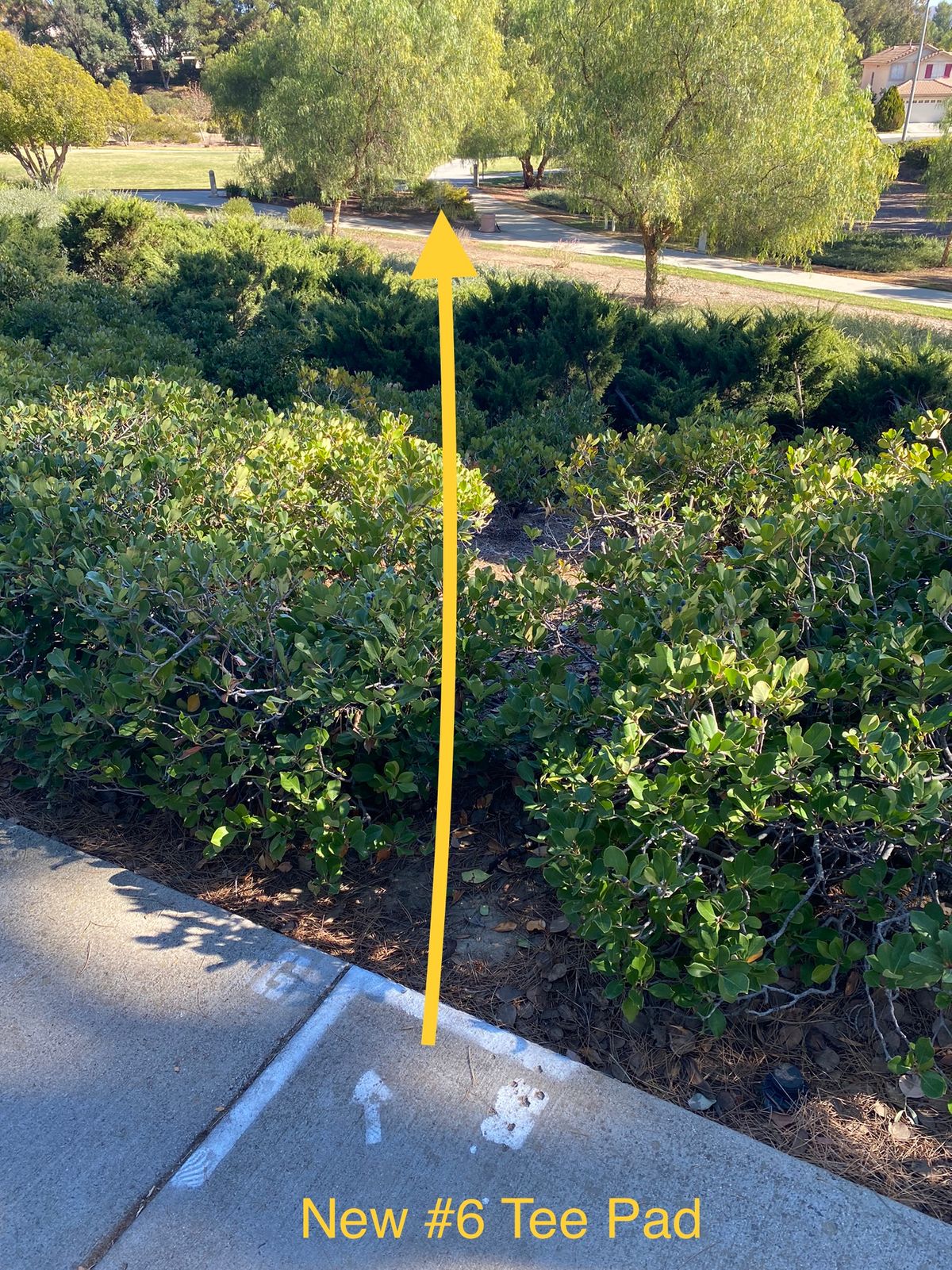Optional: walking paths are OB.