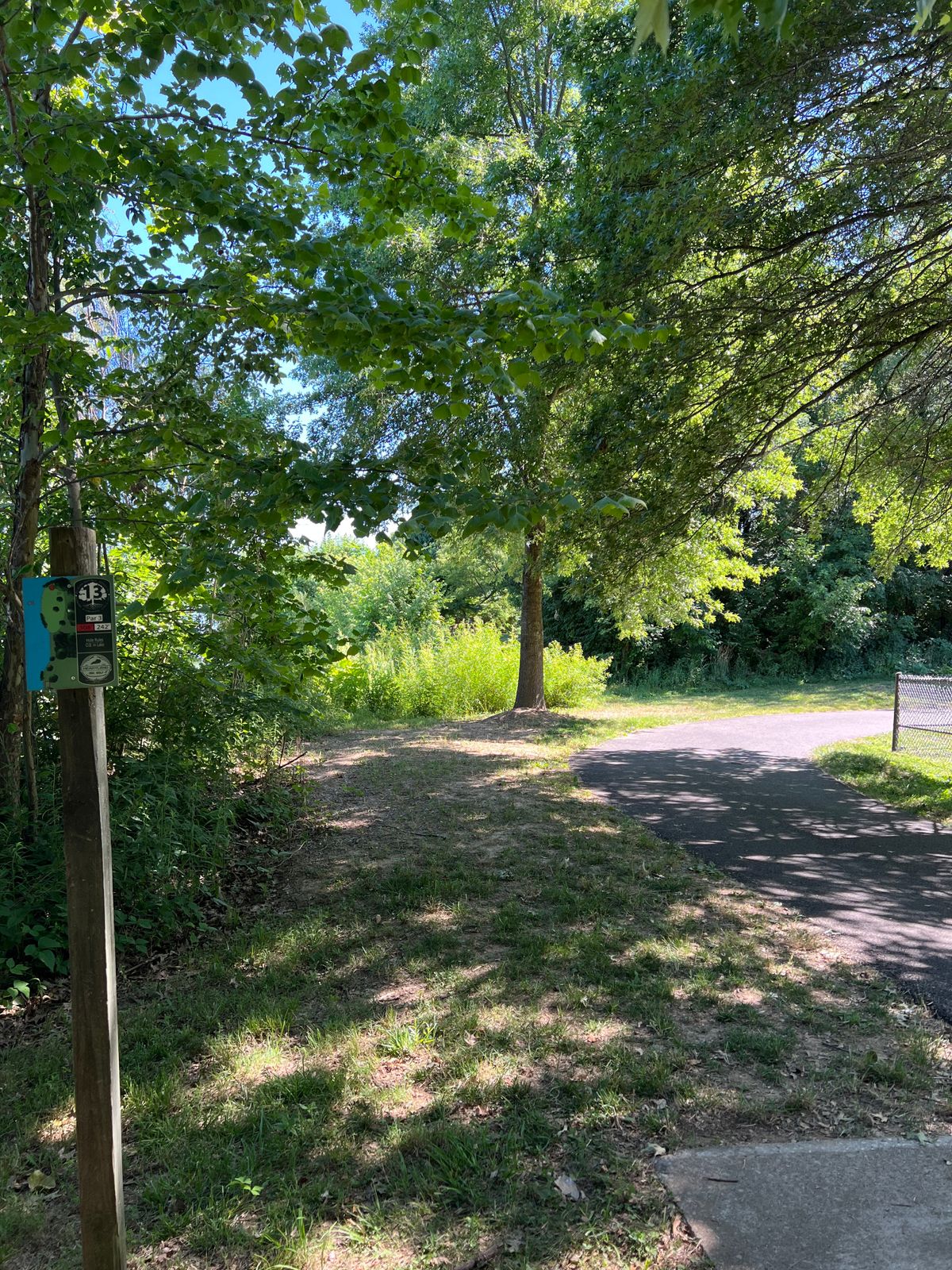 Super tough, small, overgrown brush gap to hit with water all along the left side.