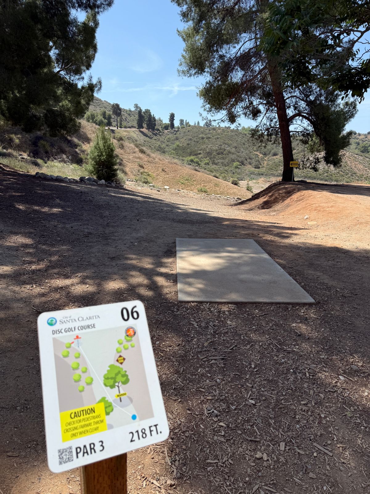 Hole 6 tee