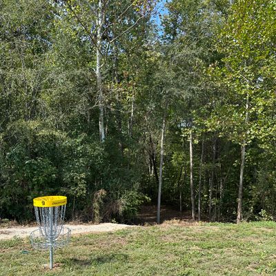 Hole 9 looking back to the tee.