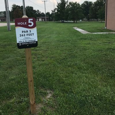Hole #5 tee area