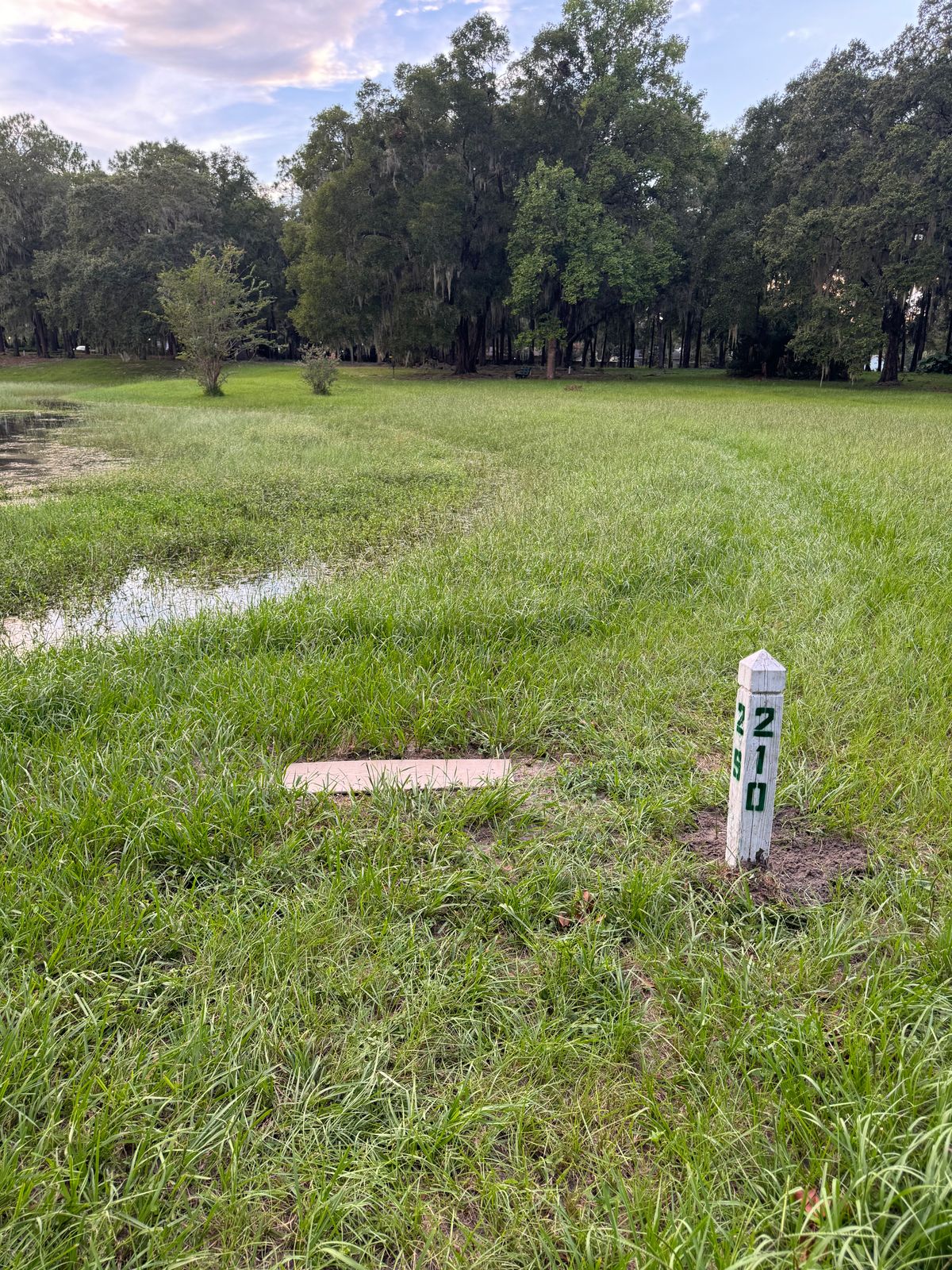 Short position.  Also, the drop zone for shots that never cross in bounds from the long pad.