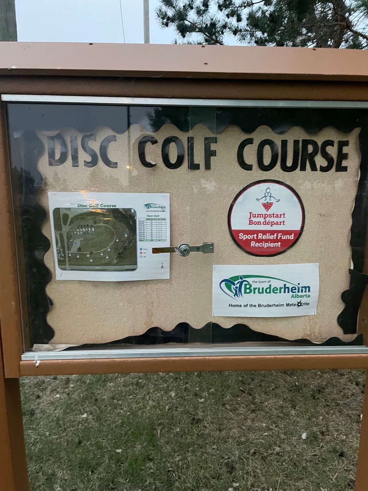 Bruderheim Disc Golf Course Information Centre