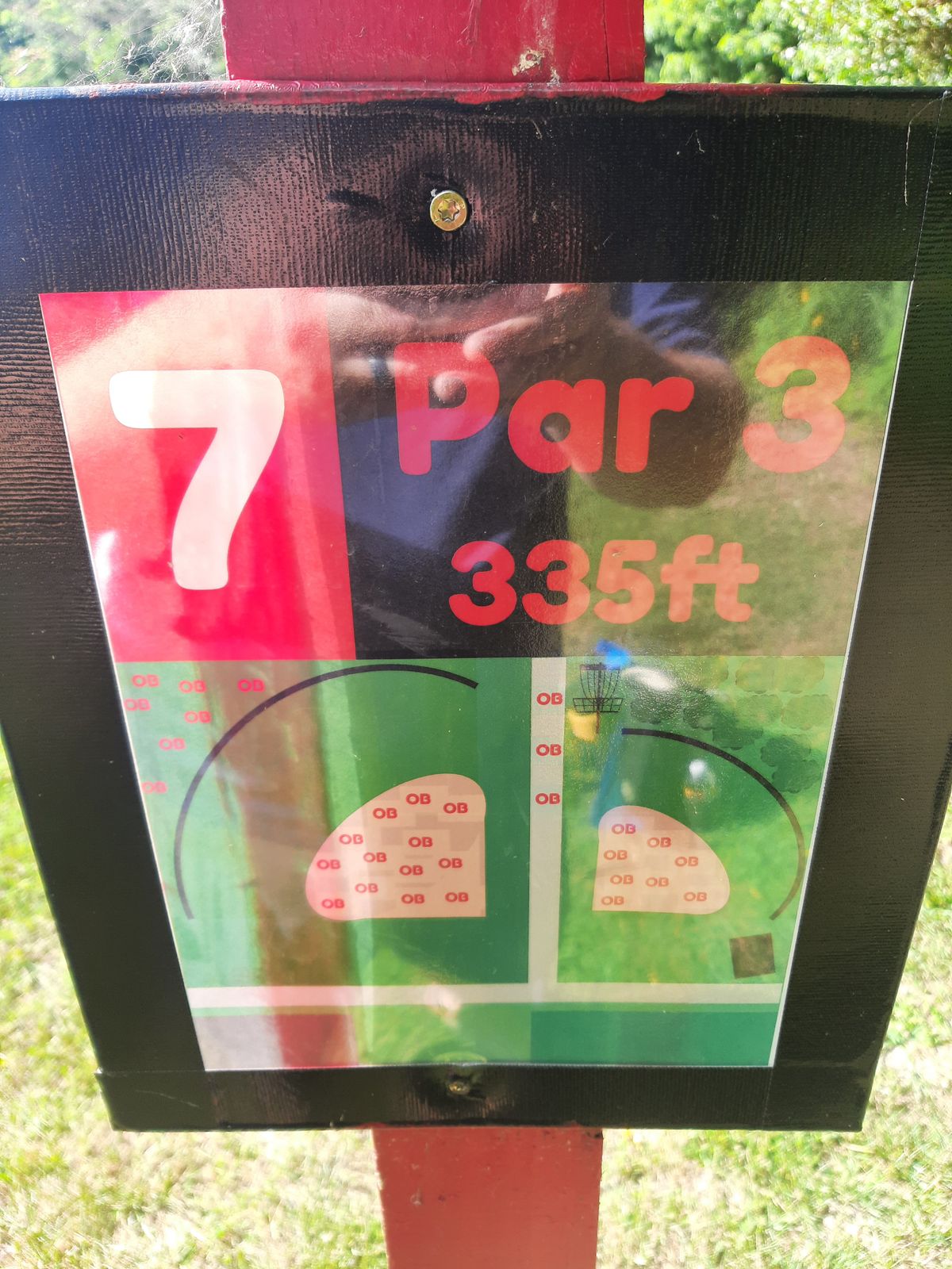 Hole 7 Tee Sign