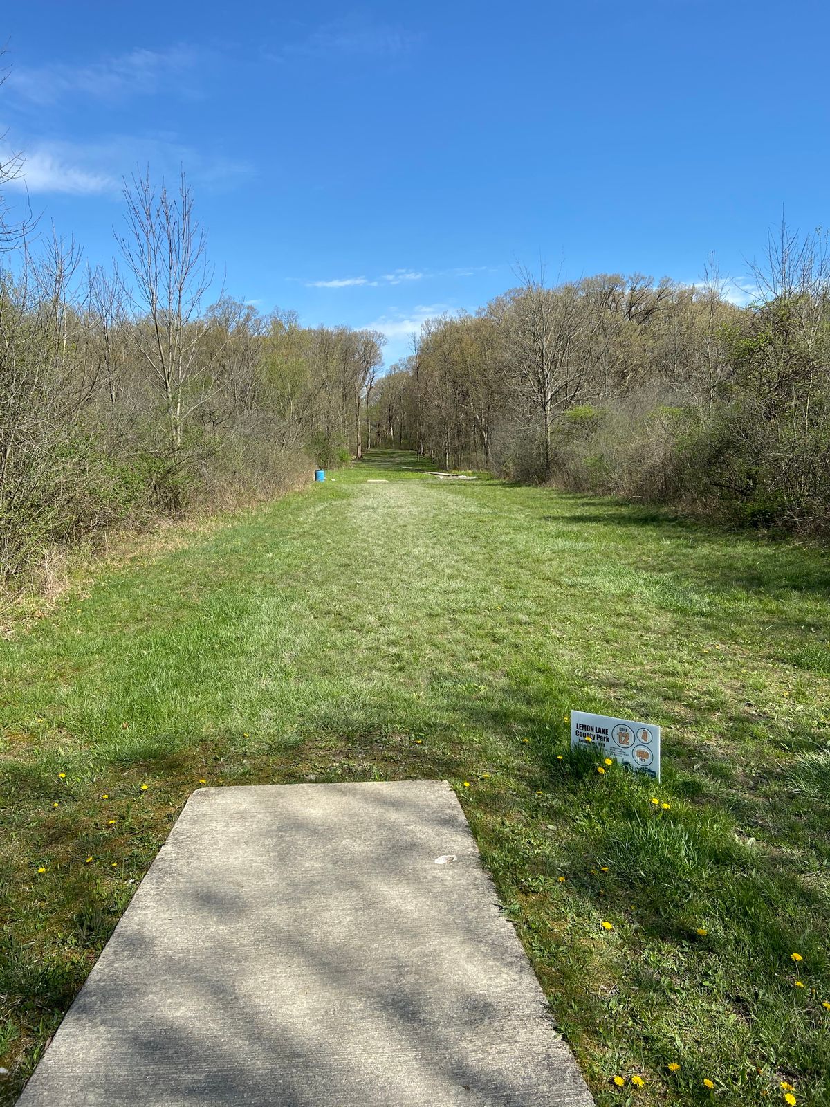 Hole 12. 627 feet. Dogleg right after 500 feet.