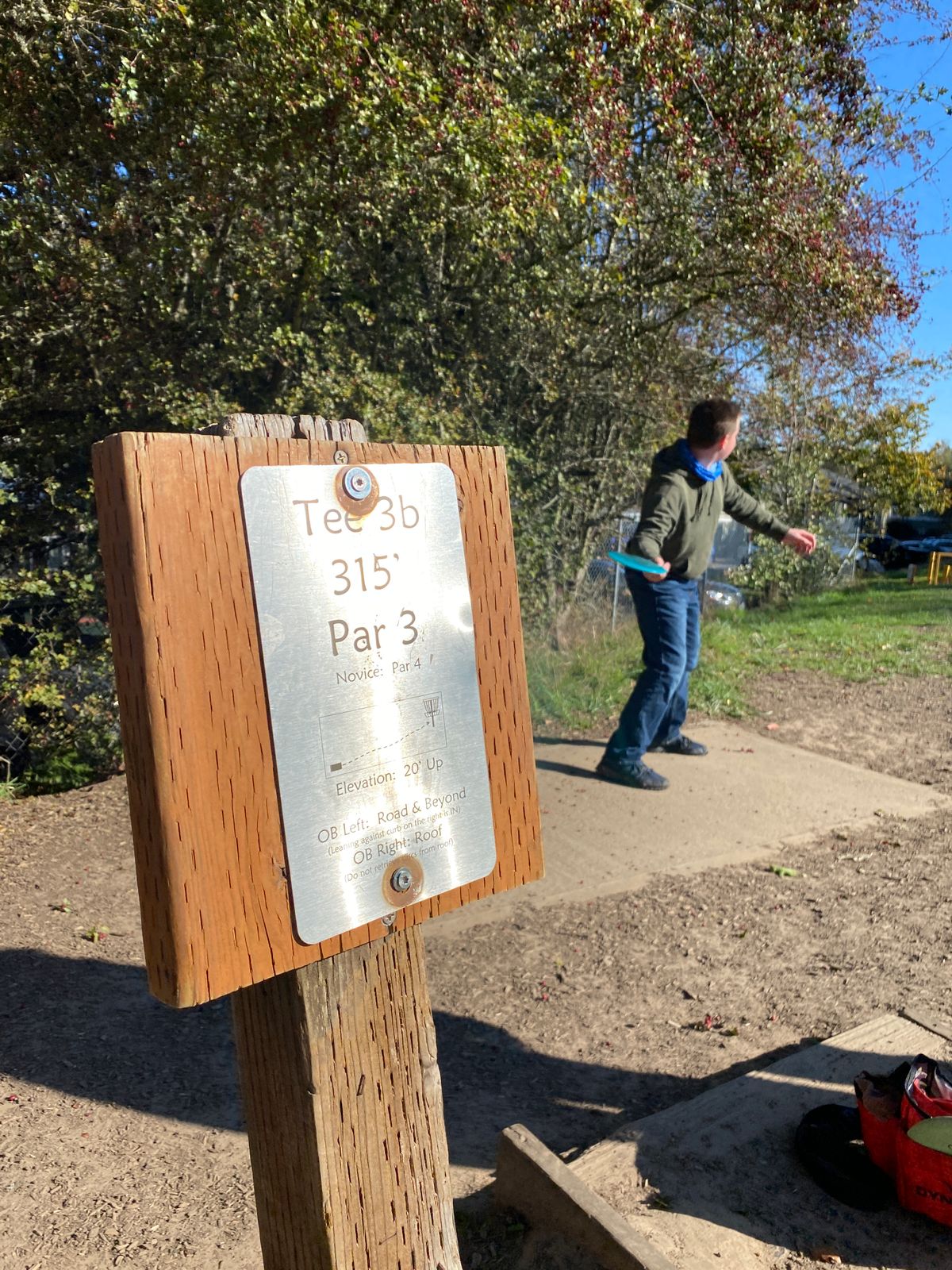 Nice tee signs, although the numbers are off due to Hole 1 being removed & other course adjustments.