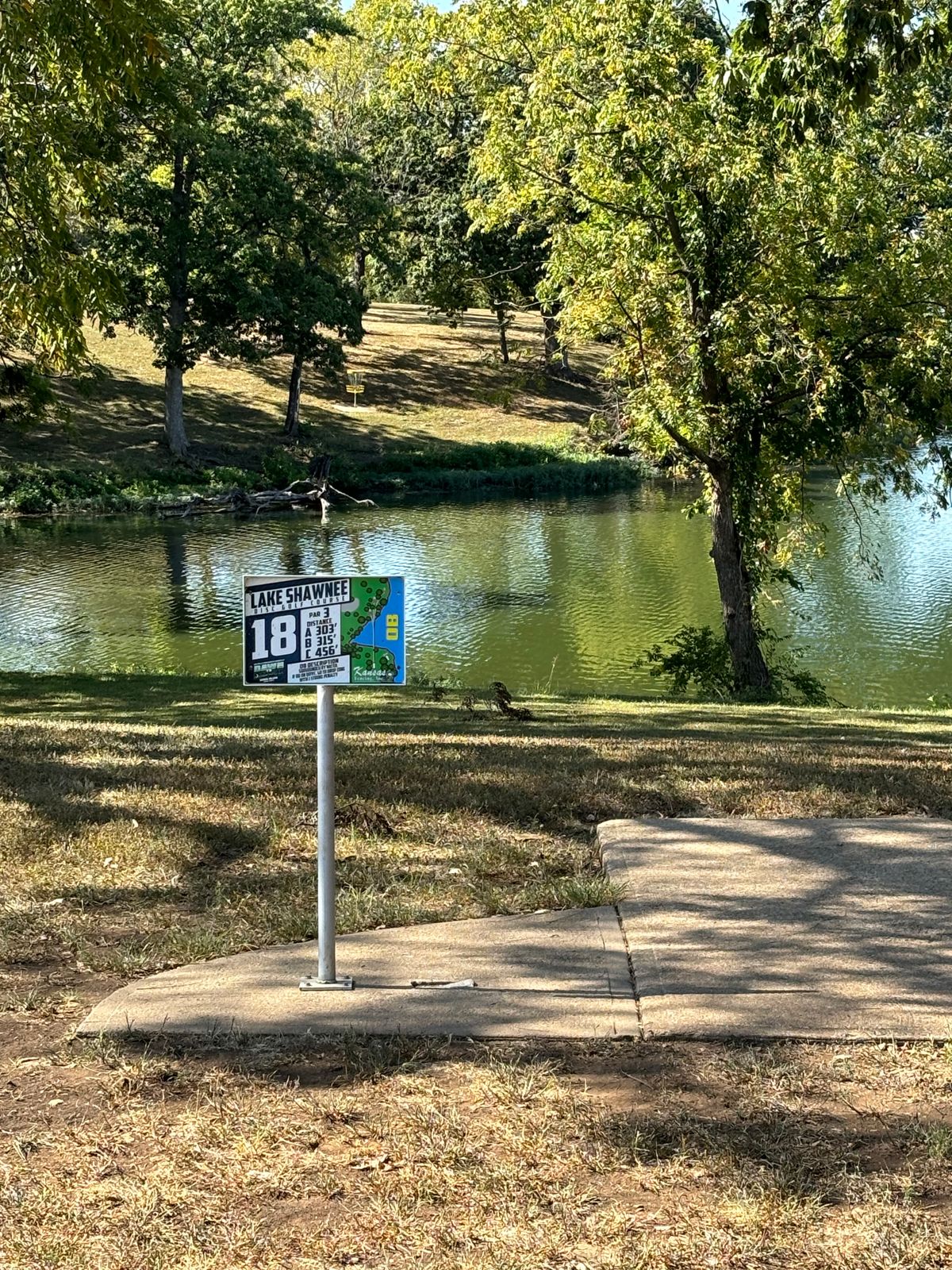 Tee shot on 18 demands you don’t lose focus late.