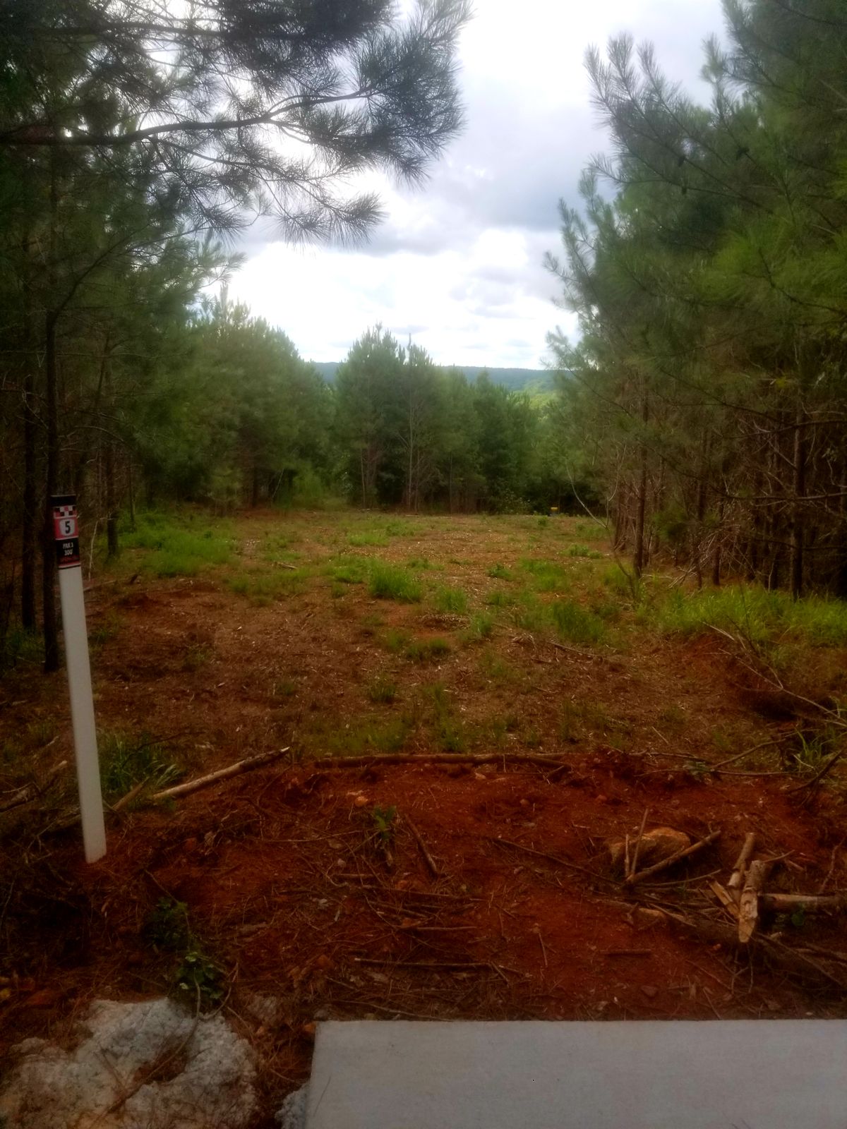 Hole 5 White tee overlooking Yellow River