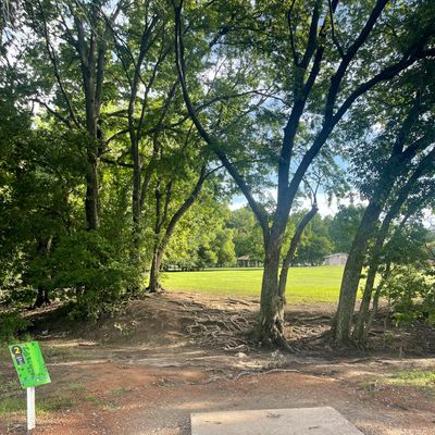 Hole 2 long/short tee pad
