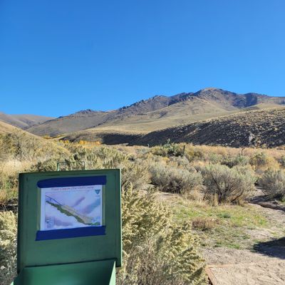 View at hole 1 and sign in box