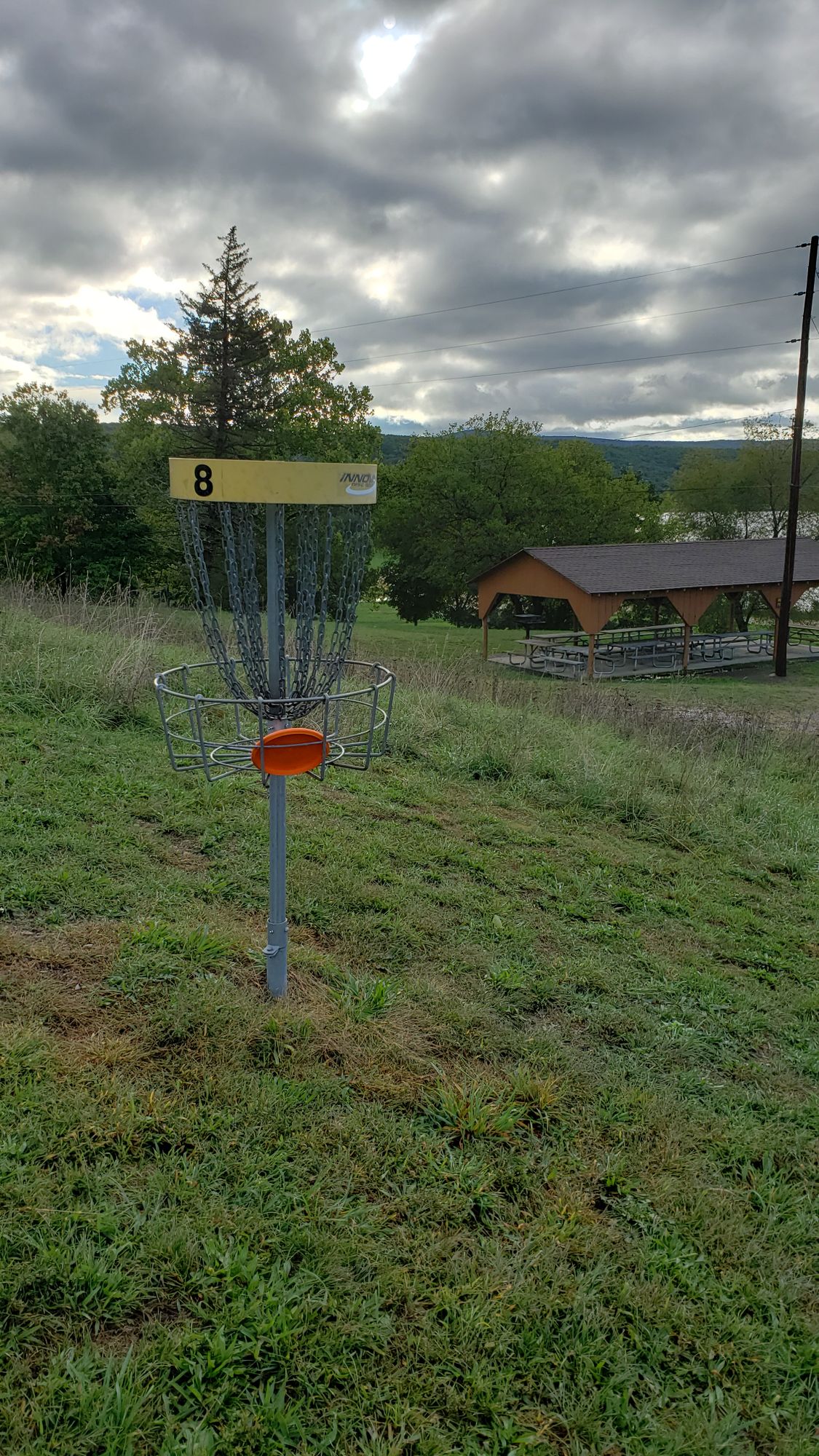 Hole 8 basket
