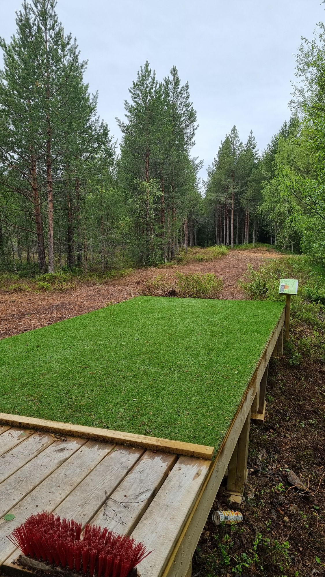 Tillerskogen hull 4, rød layout (kort).