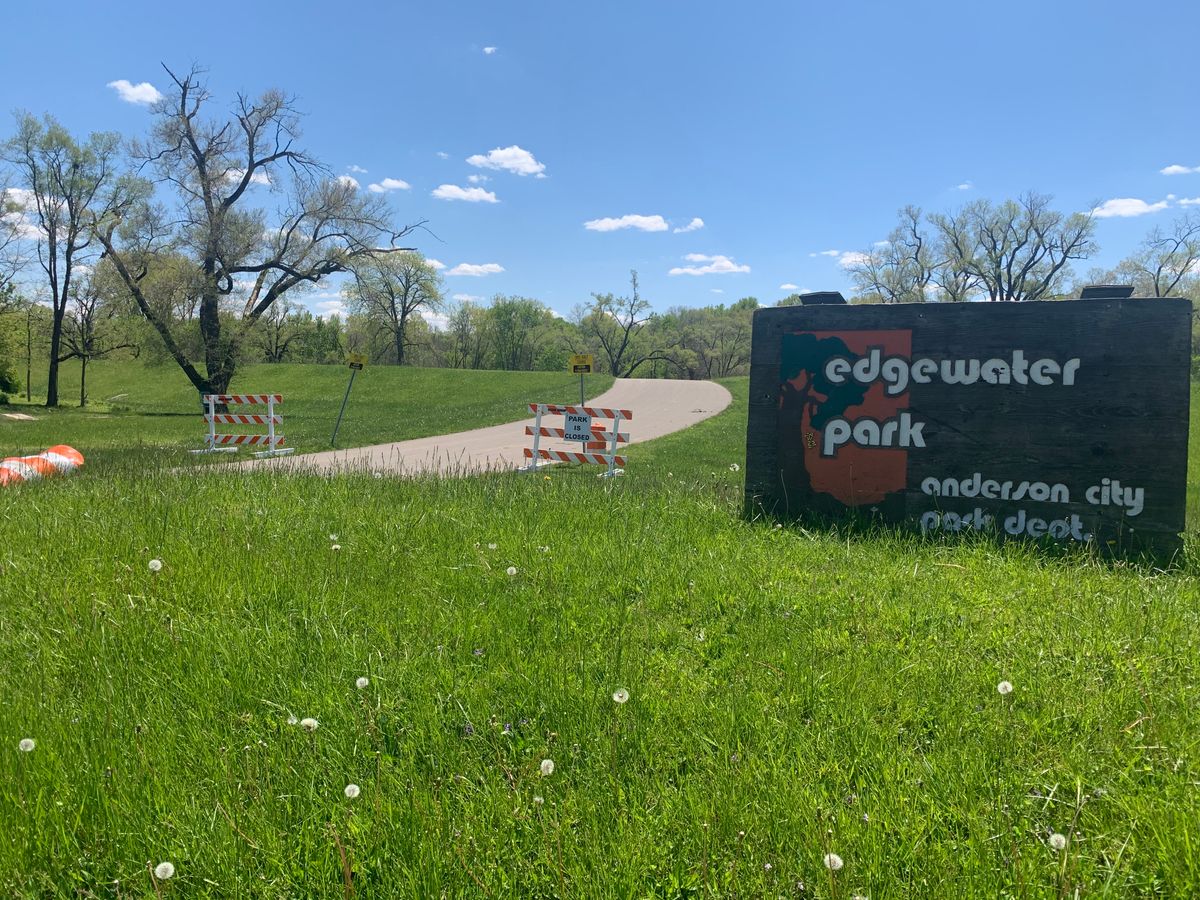 Grass tall. Sign says park is closed...🤷🏻‍♂️