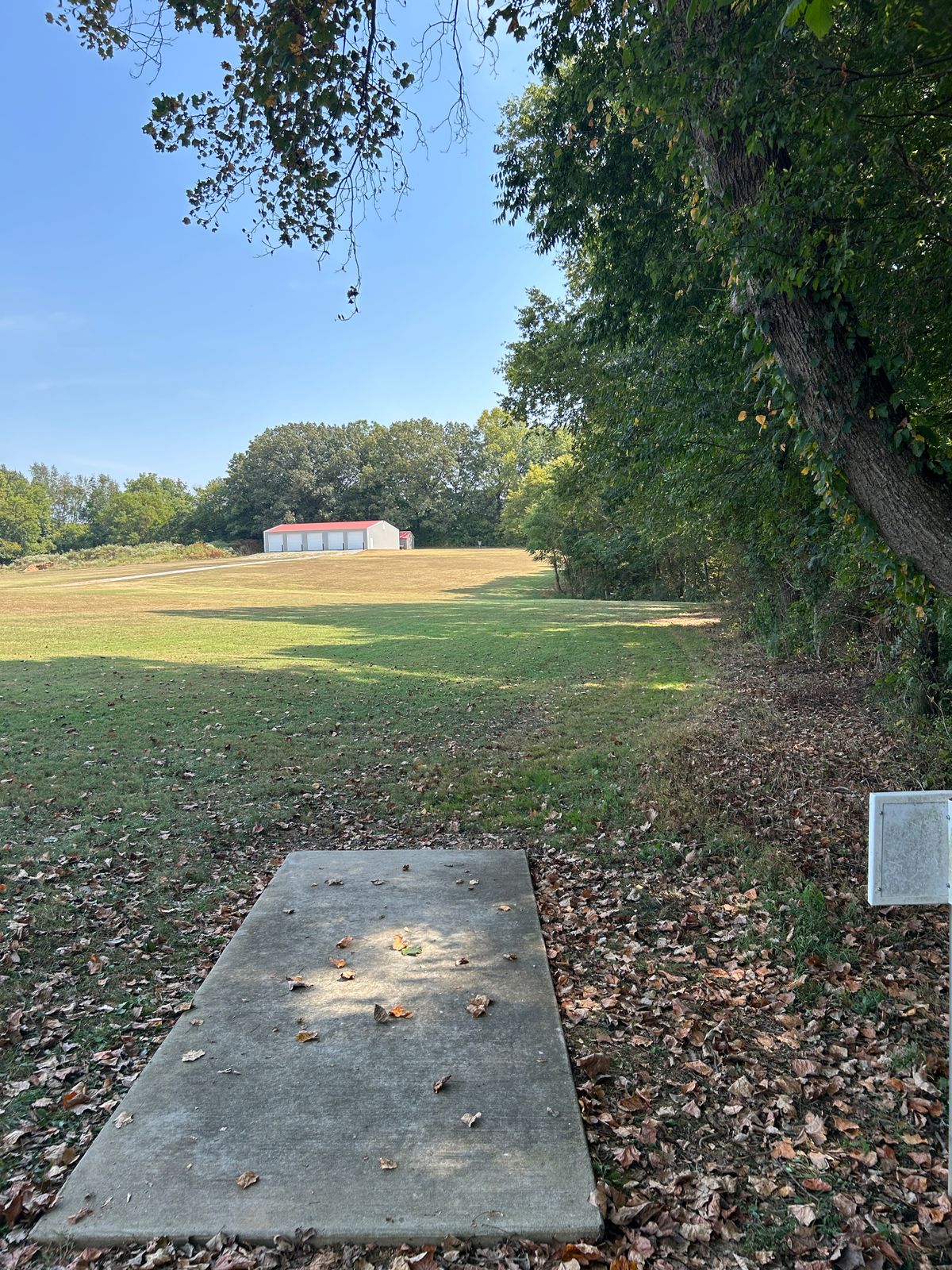 Hole 8 tee