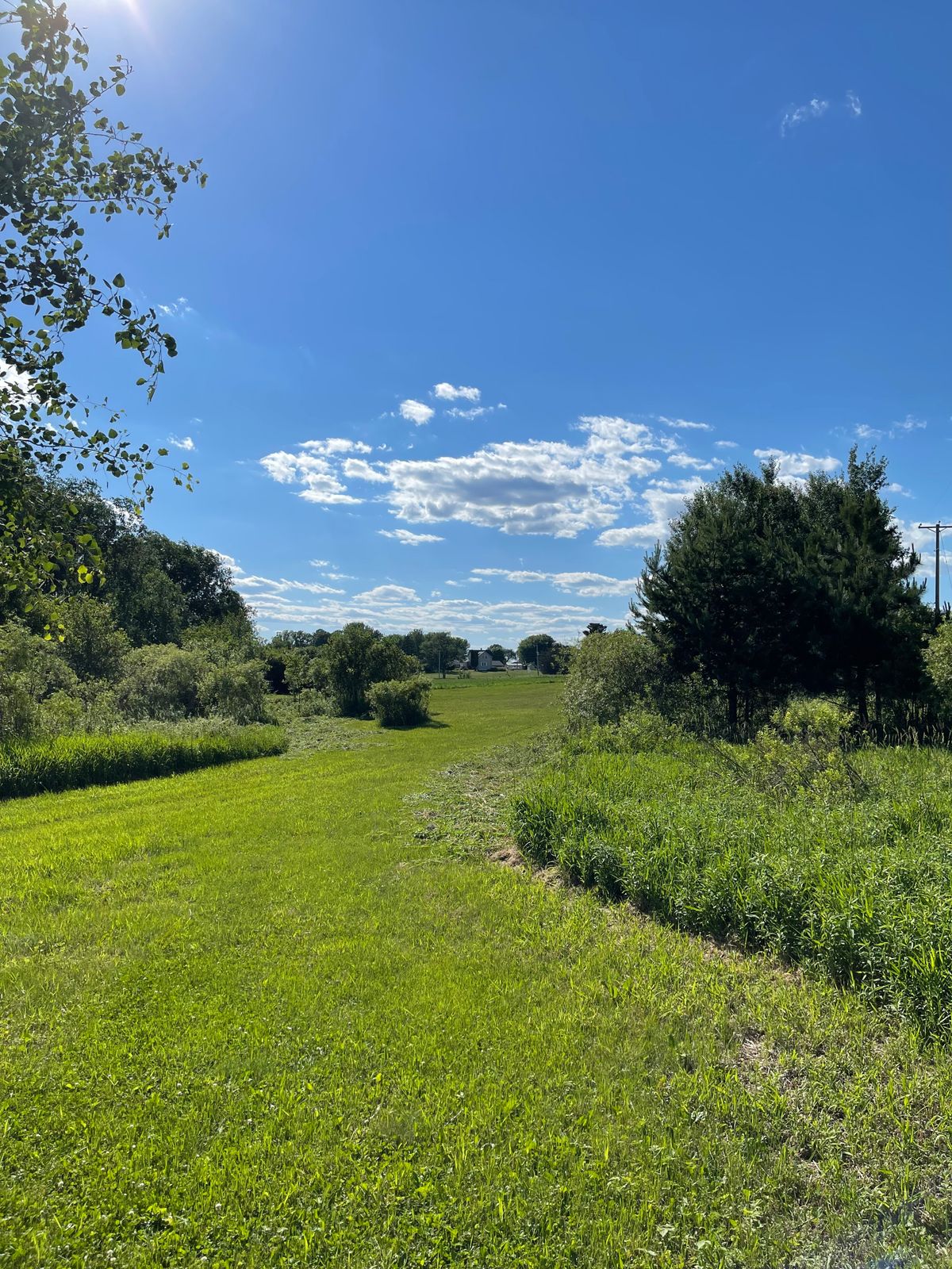 Looking back at 14’s tee after walking to the drive