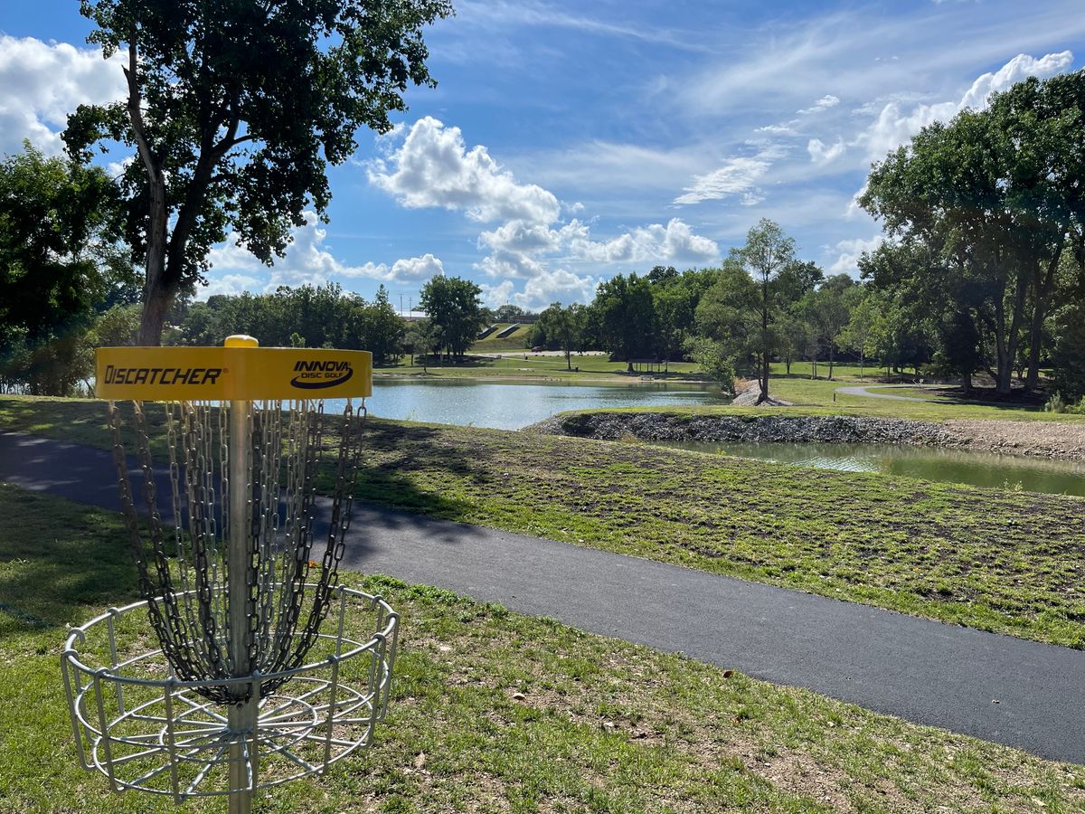 Hole 9 looking over the pond