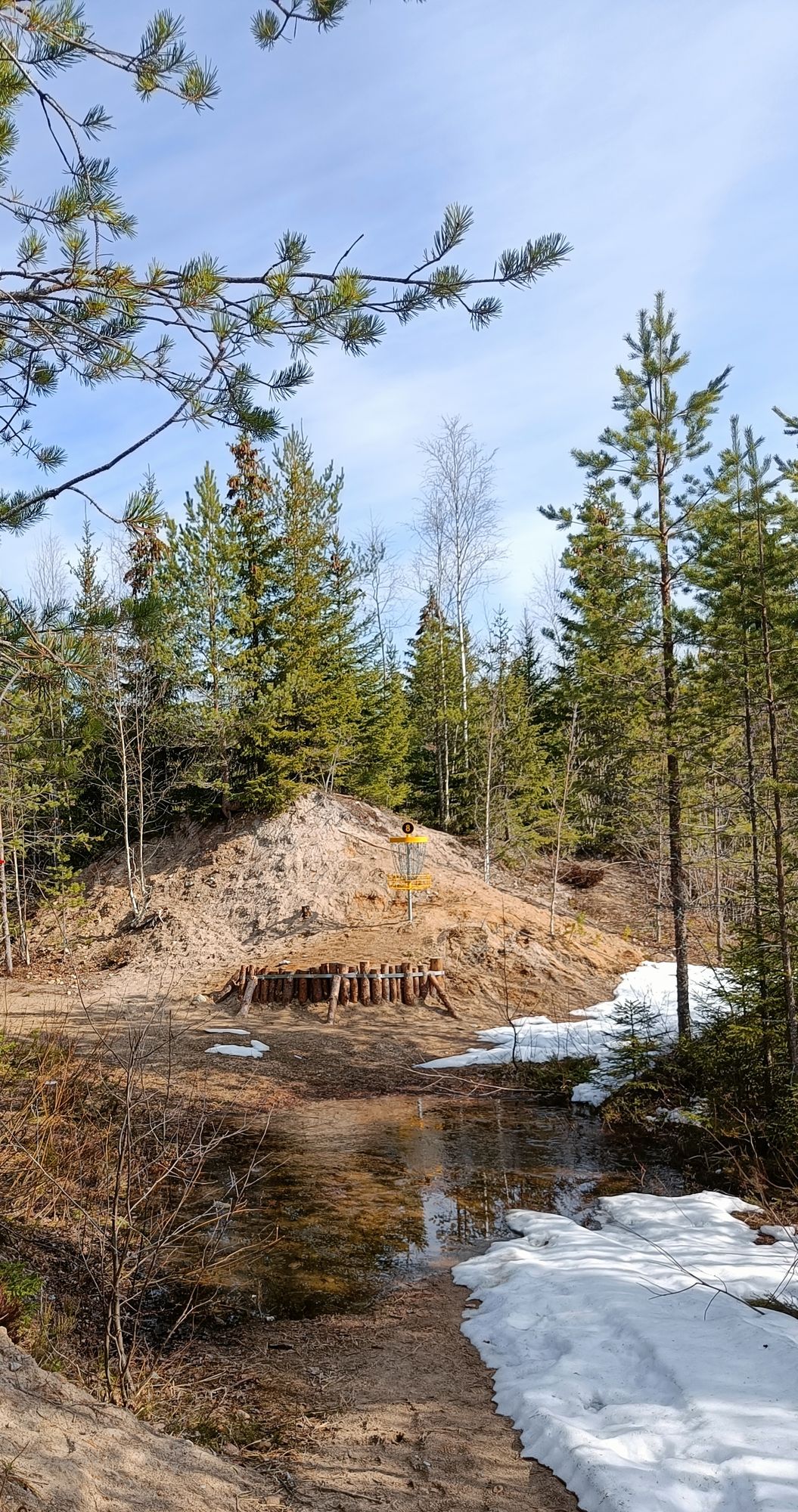 Väylä 8 korin ympäristö.