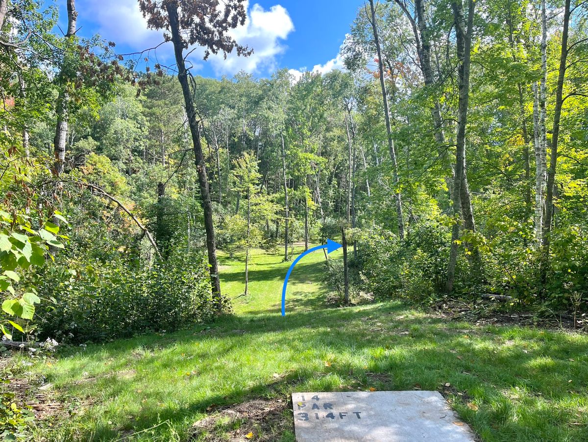 Dog leg to the right