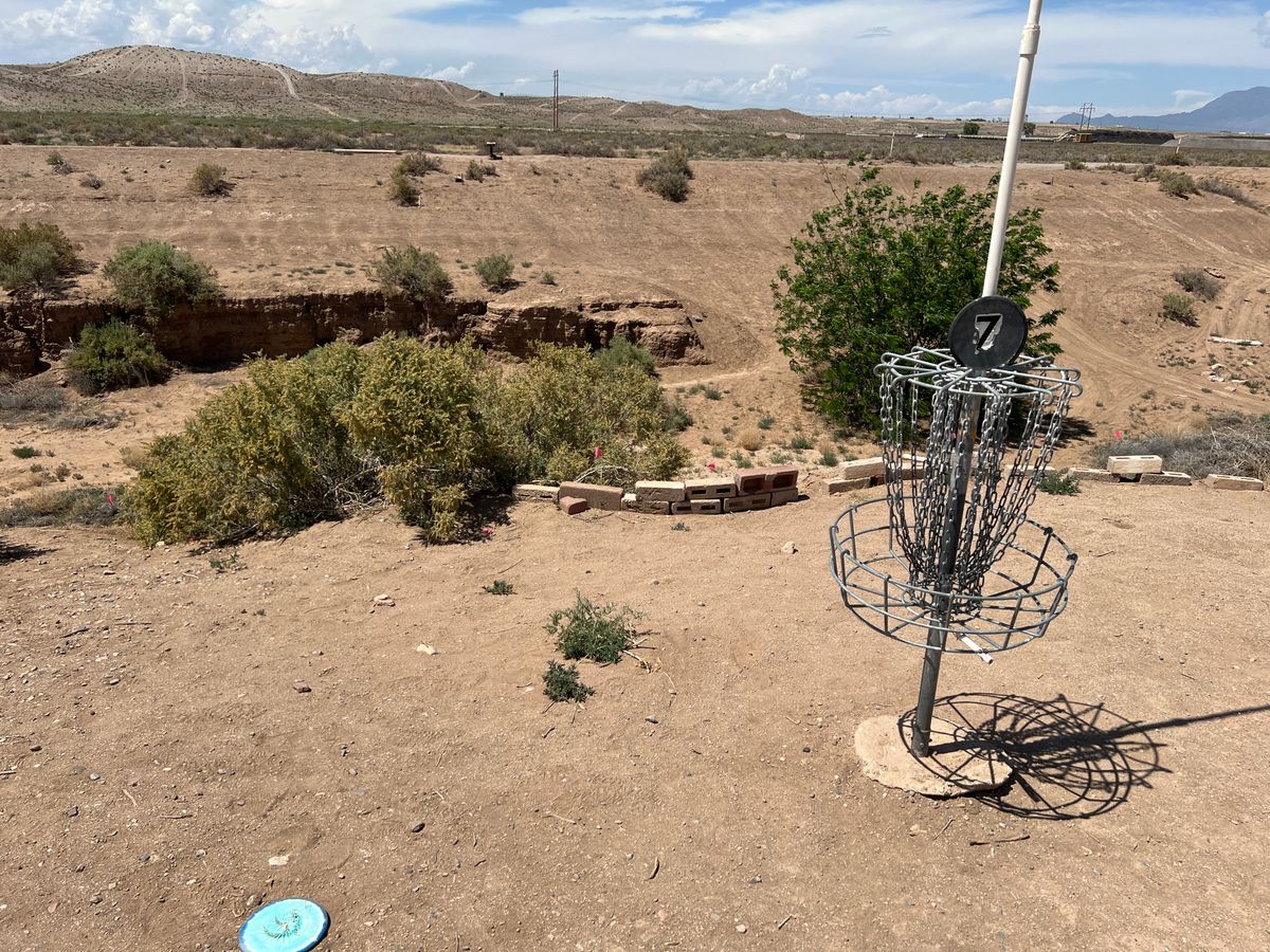 A long putt here will echo as it enters the abyss.