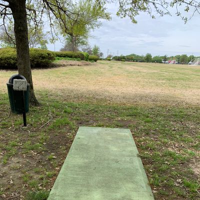 Hole 1 tee.