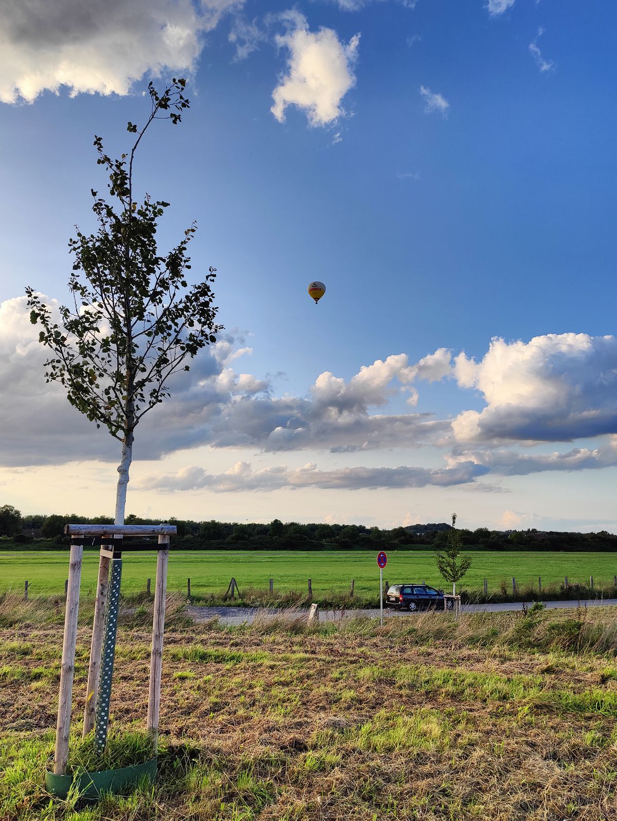 Ausblick auf den Flugplatz