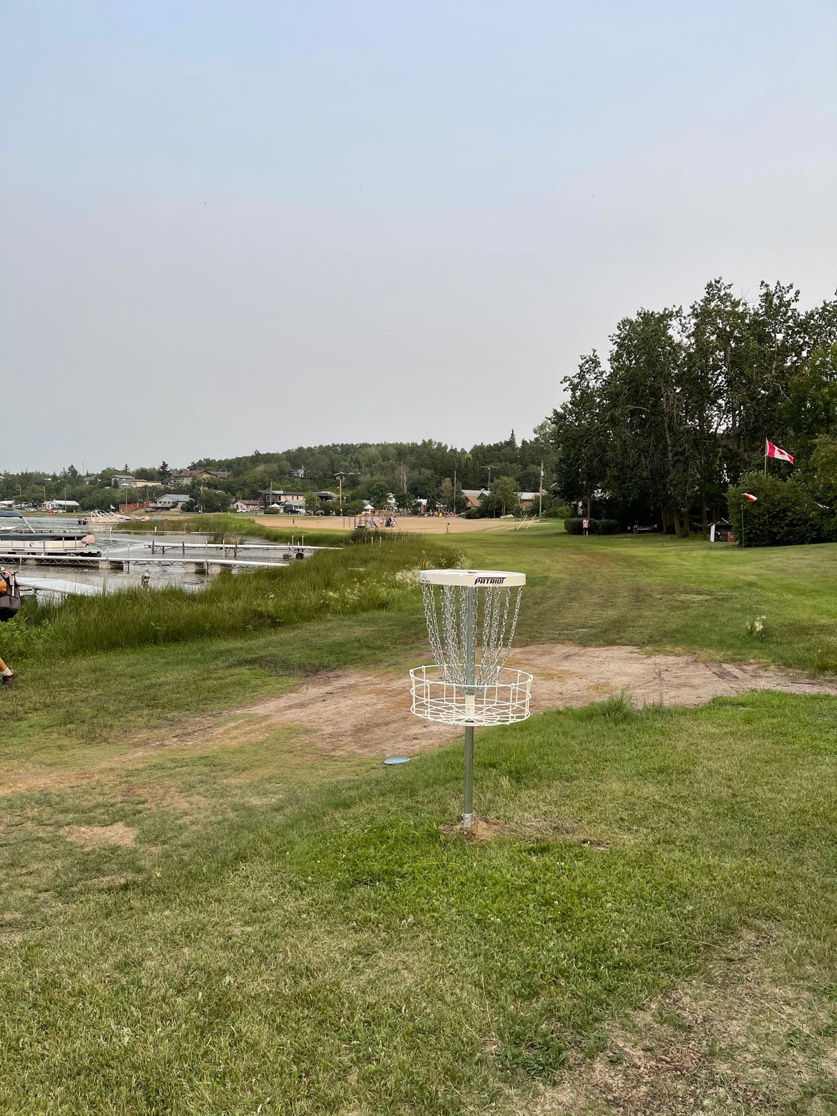 New basket on hole 1