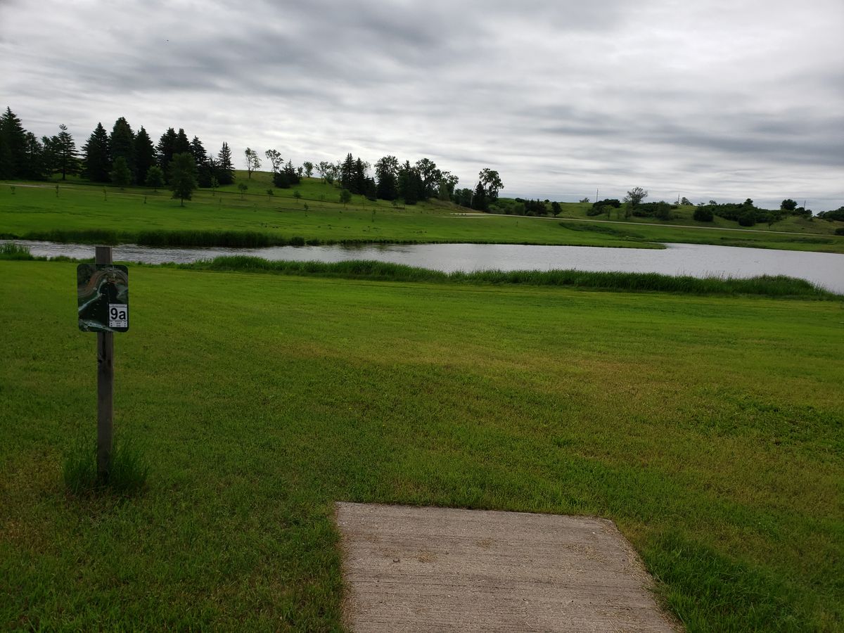 Hole 9 tee