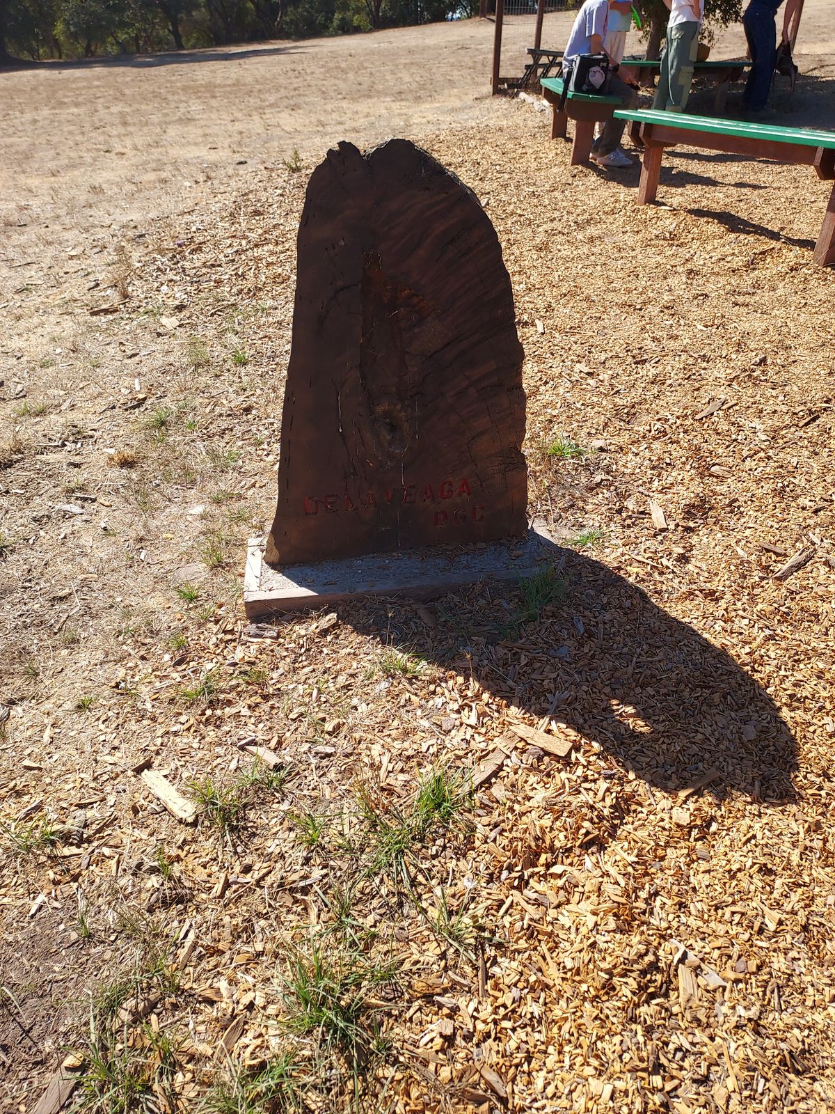 Another sign before hole 1