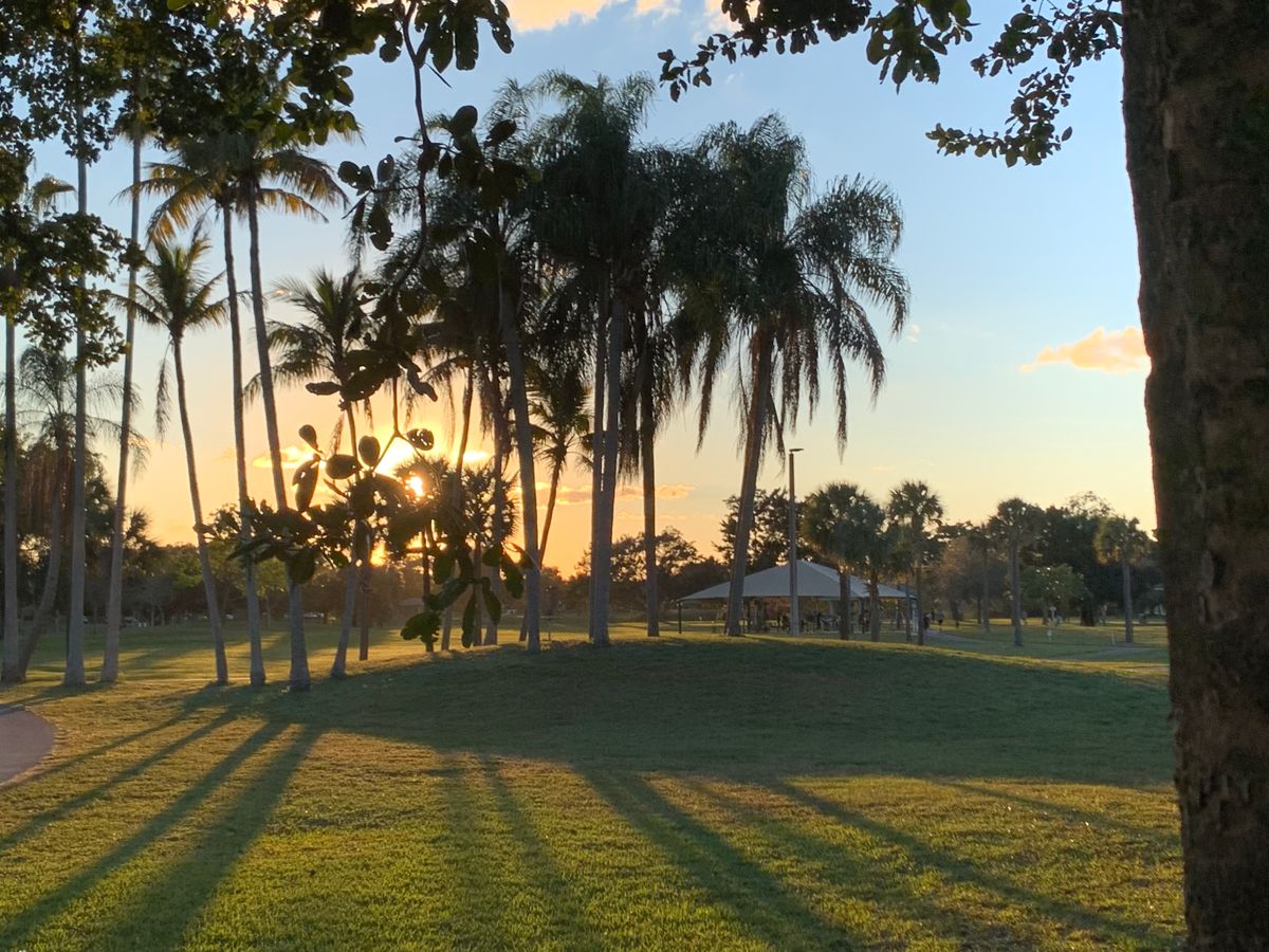 Hole 1 at Sunset