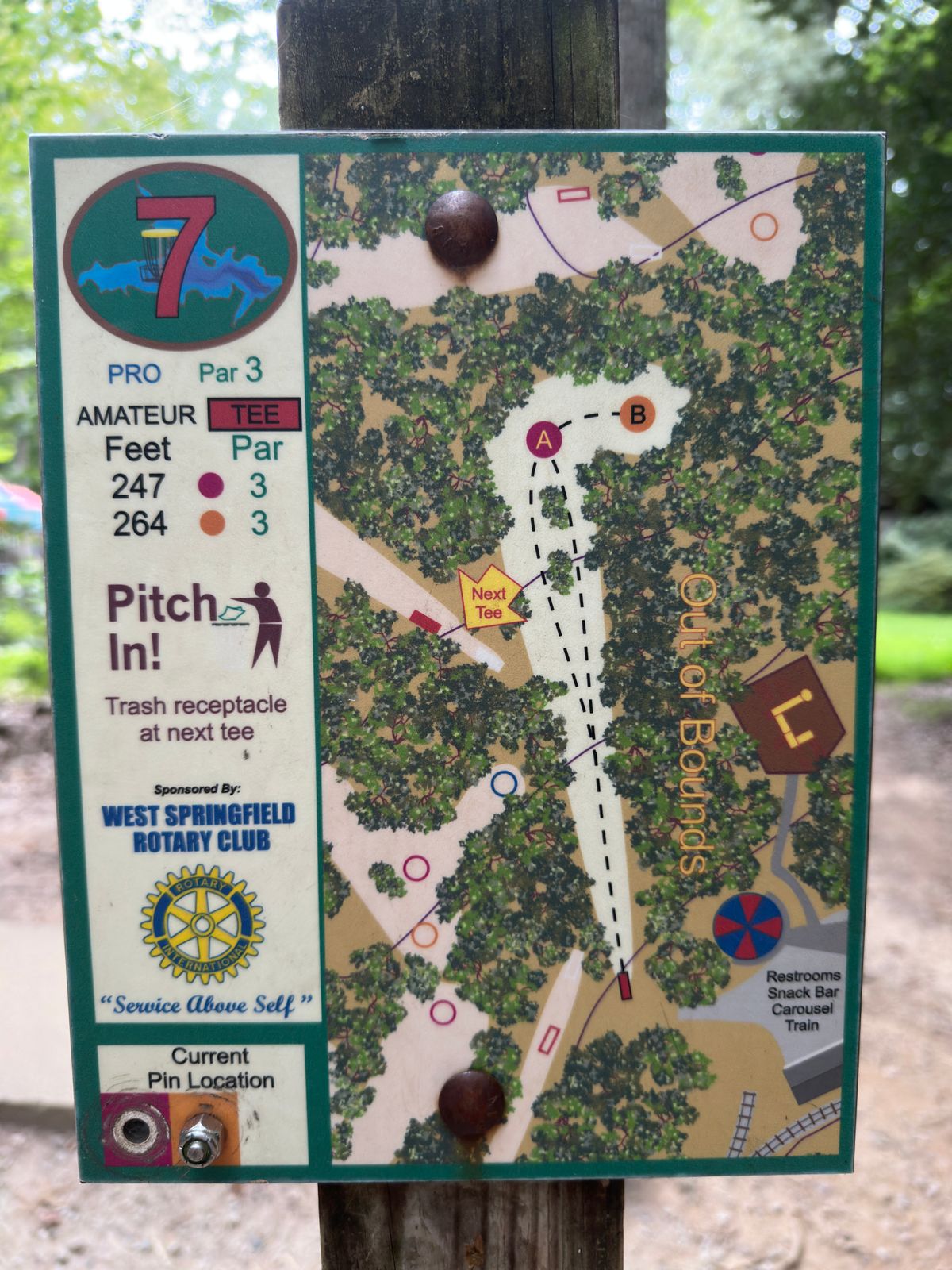 Hole 7 map