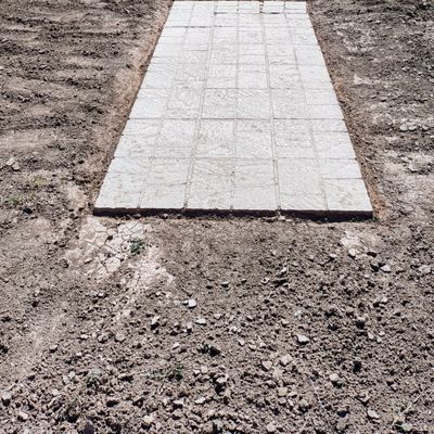 Hole 7 clean tee pad.
