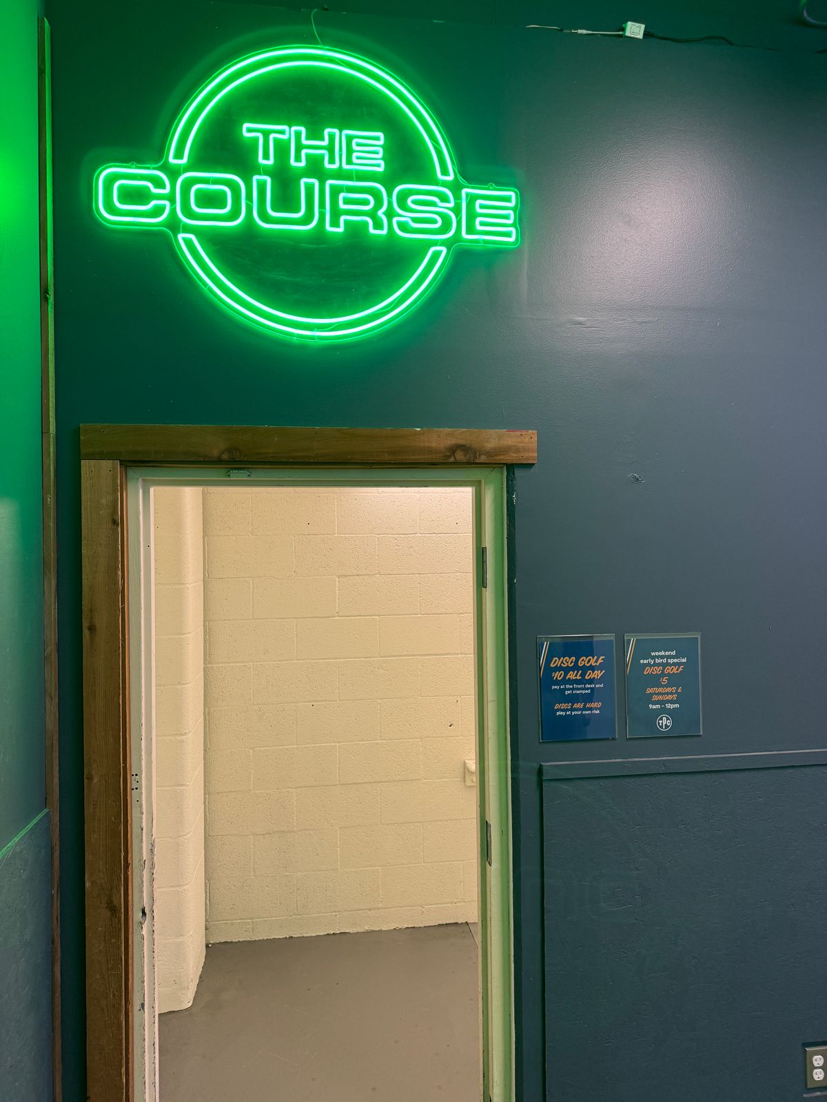 Entrance to the basement.
